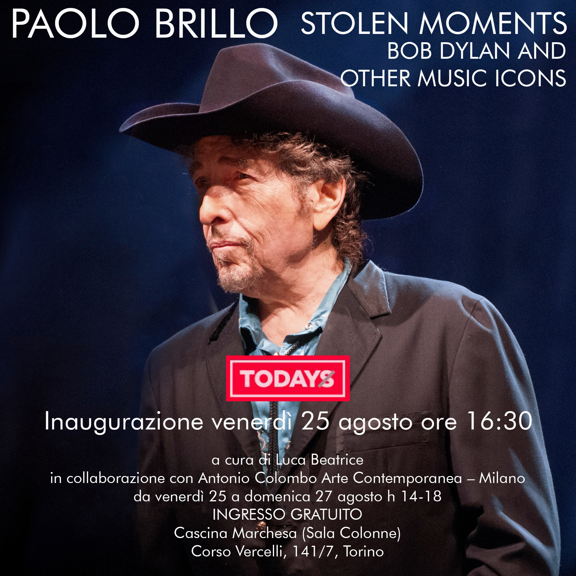 ''STOLEN MOMENTS: Bob Dylan and other music icons'' di Paolo Brillo
